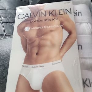 Calvin Klein  Size L White Breifs